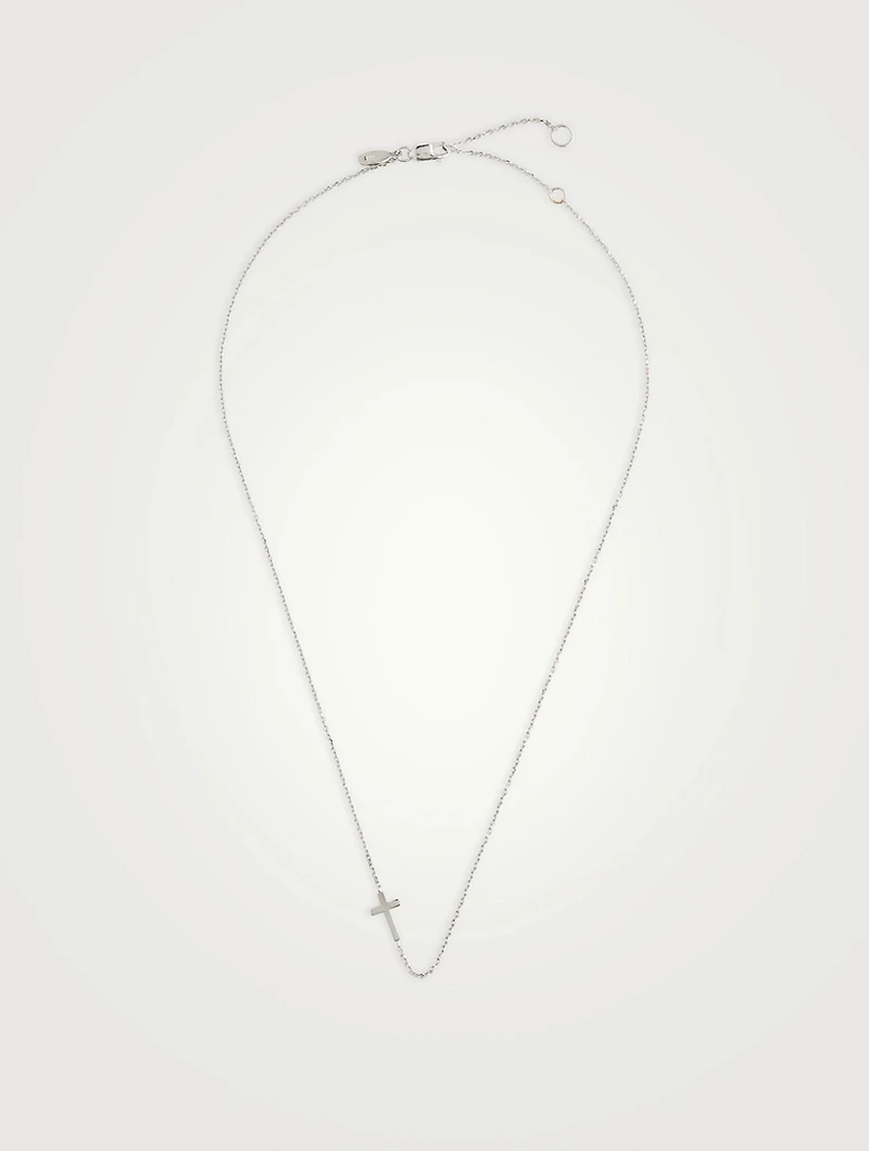 Love Letter 14K Gold Cross Necklace