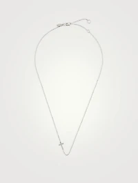 Love Letter 14K Gold Cross Necklace