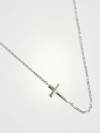 Love Letter 14K Gold Cross Necklace