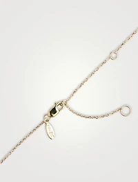 Love Letter 14K Gold Star Of David Necklace With Pavé Diamonds