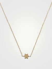 Love Letter 14K Gold Star Of David Necklace