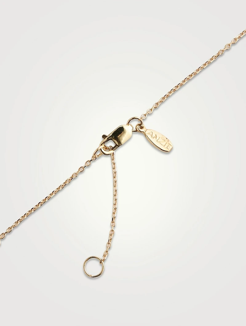 Love Letter 14K Gold Star Of David Necklace