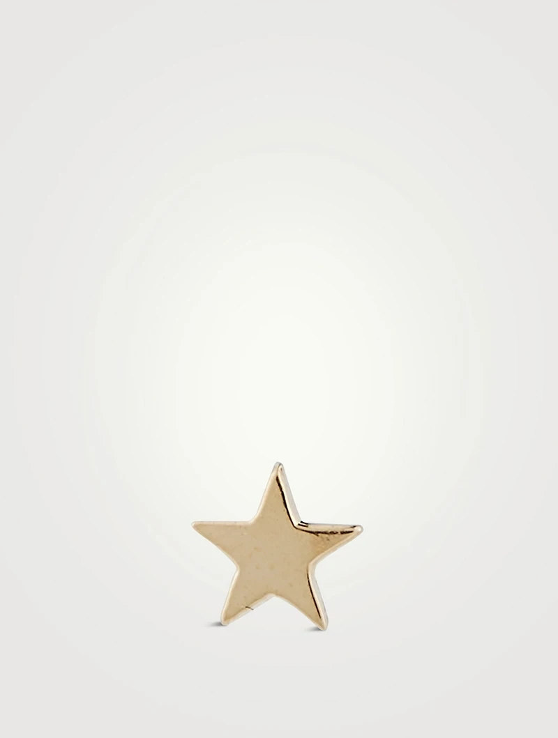 Jac+Jo 14K Gold Icon Star Stud Earring