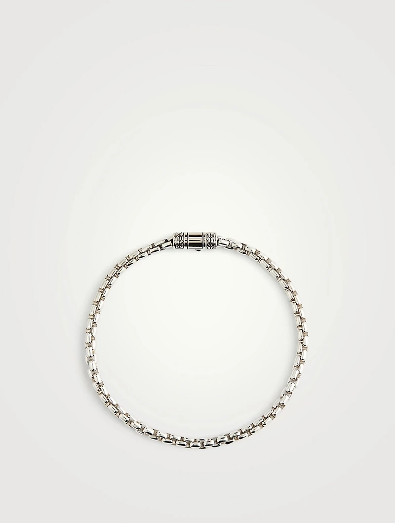 Silver Box Chain Bracelet