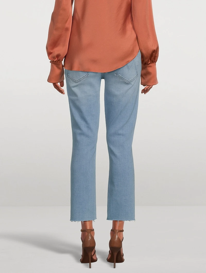 The Dazzler Straight Cropped Jeans