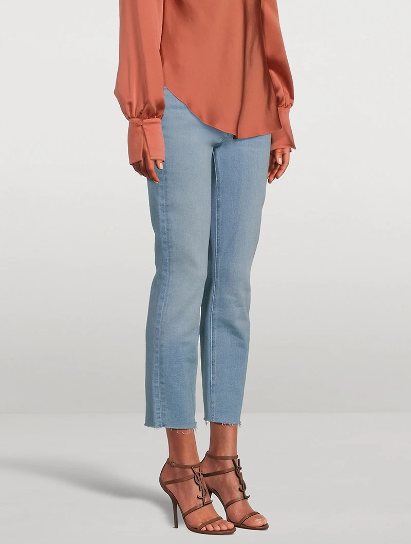 The Dazzler Straight Cropped Jeans