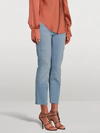 The Dazzler Straight Cropped Jeans