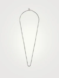 2.7MM Silver Box Chain Necklace