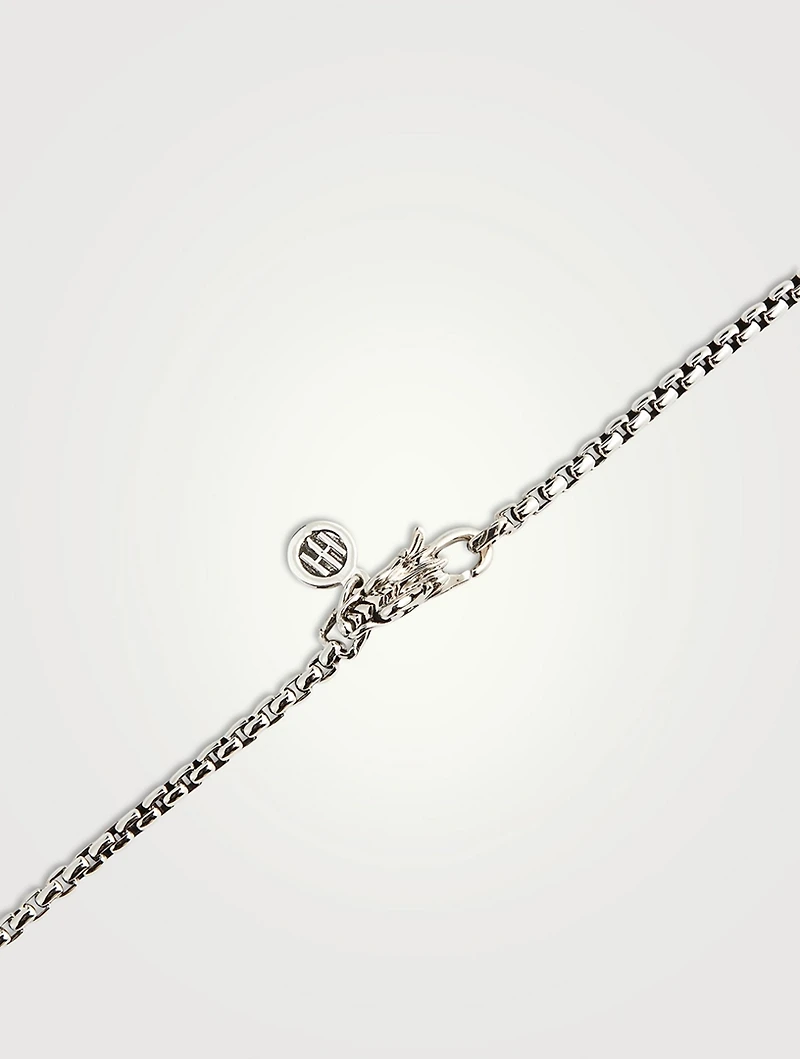 2.7MM Silver Box Chain Necklace