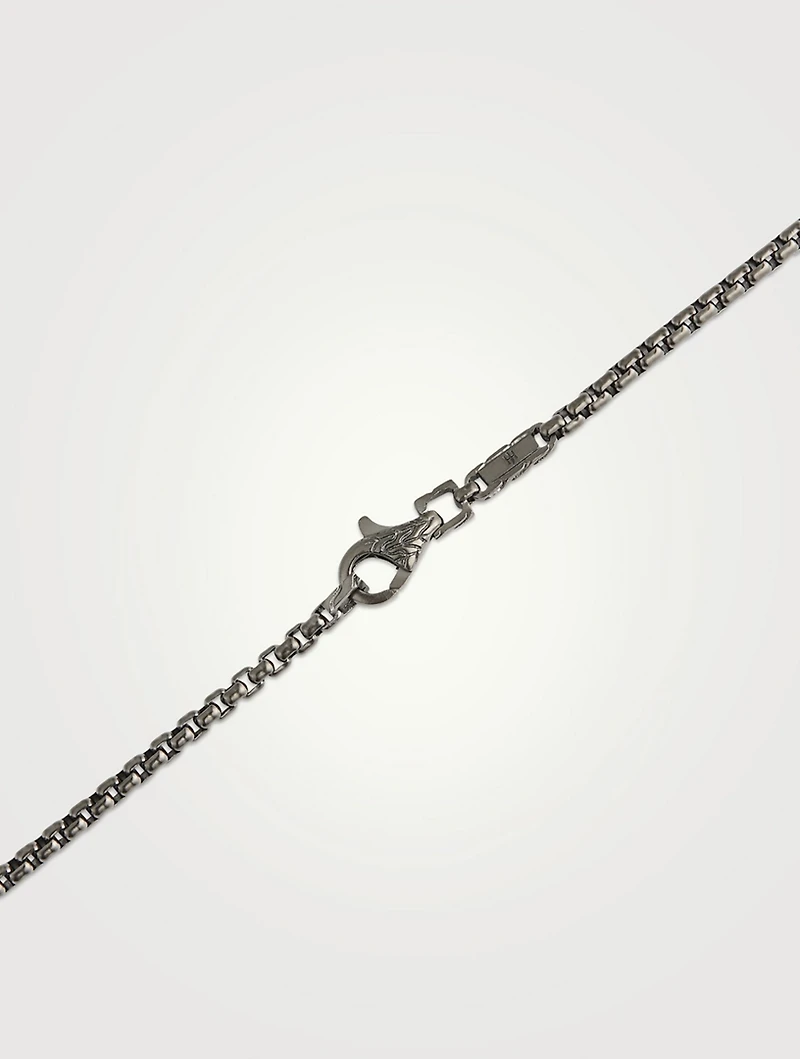 Silver Box Chain Necklace