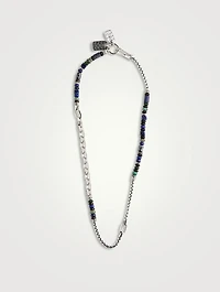 Beaded Dog Tag Necklace