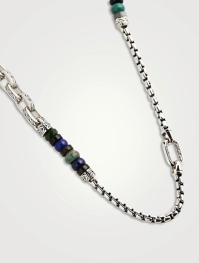 Beaded Dog Tag Necklace