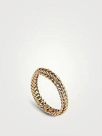 Kami 4.5MM Gold Chain Band Ring