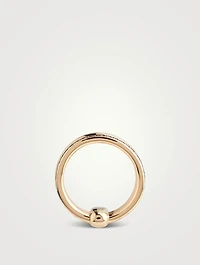 Together 18K Rose Gold Ring With Brown Diamonds