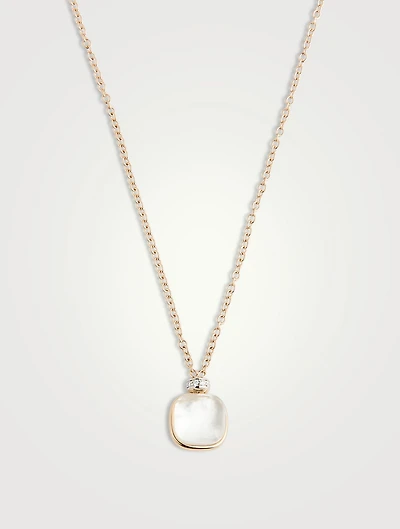 Nudo Classic Pendant Necklace With White Topaz