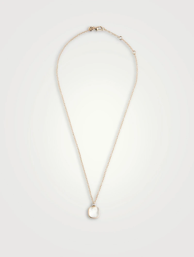 Nudo Classic Pendant Necklace With White Topaz