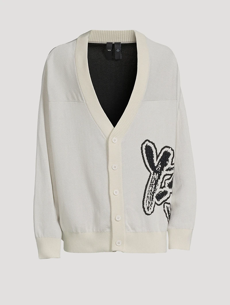 Logo Knit Cardigan