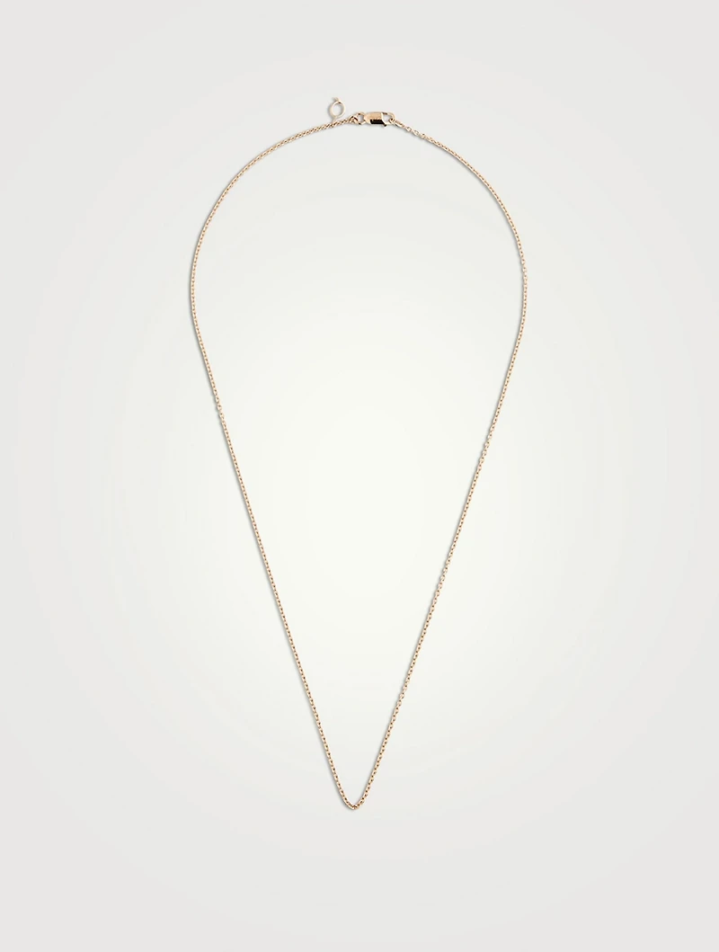 Wulu 16-Inch 18K Rose Gold Chain