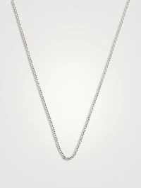 Wulu 16-Inch 18K White Gold Chain