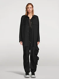 Julie Virgin Wool Twill Shirt