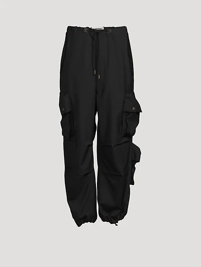 Blair Virgin Wool Twill Cargo Pants
