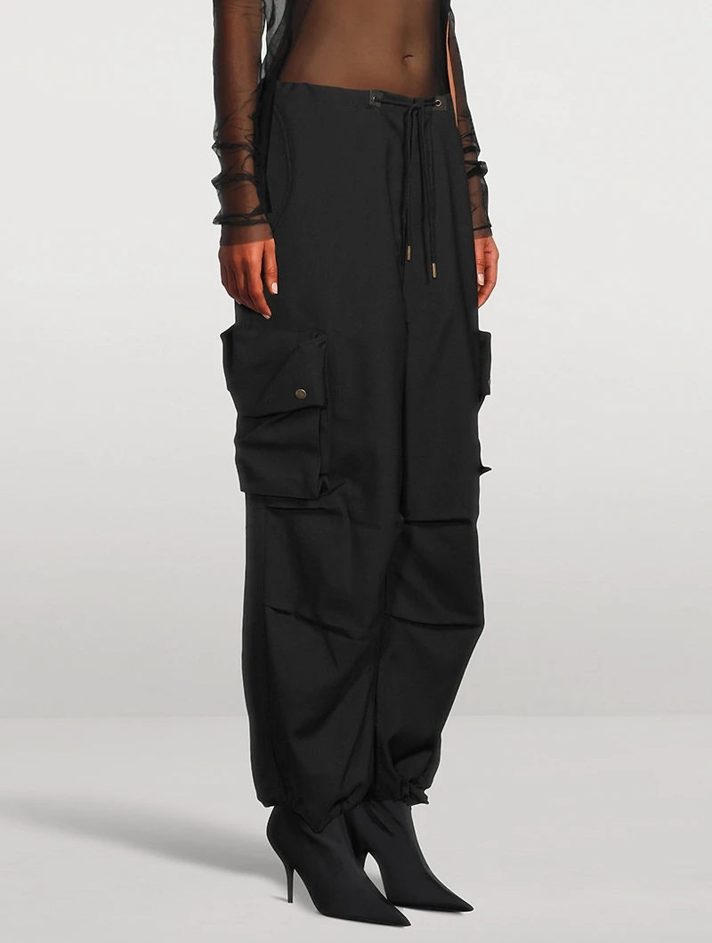 Blair Virgin Wool Twill Cargo Pants