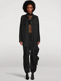 Blair Virgin Wool Twill Cargo Pants