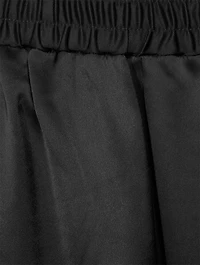 Tech Satin Wide-Leg Pants
