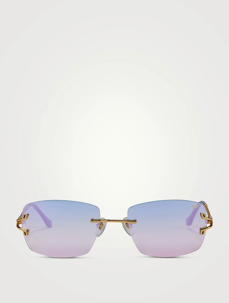 VF Bal Harbour Drill Mount 24K Gold Plated Sunglasses