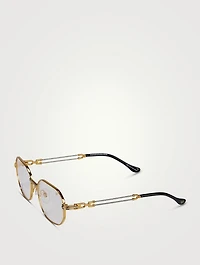 Hustler Double Rope Rectangular Sunglasses