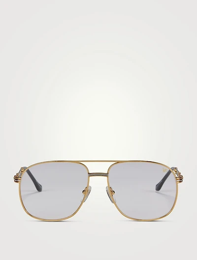 Snatch Double Rope Aviator Optical Glasses