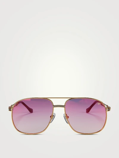 Snatch Double Rope Aviator Sunglasses