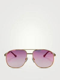 Snatch Double Rope Aviator Sunglasses