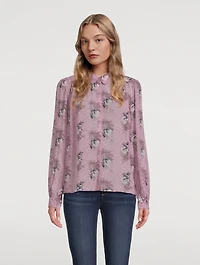 Maryanne Silk Shirt Floral Print