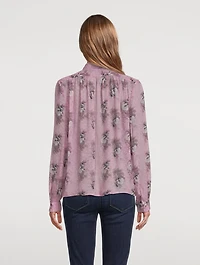 Maryanne Silk Shirt Floral Print