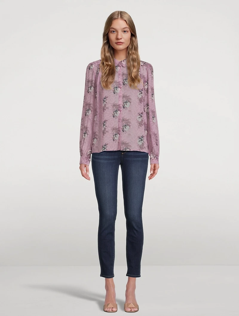Maryanne Silk Shirt Floral Print