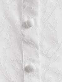 Dionna Ruffled Silk Shirt