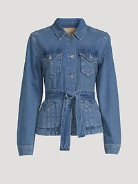 Kimber Belted Denim Jacket