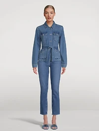 Kimber Belted Denim Jacket