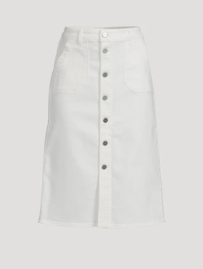 Meadow Denim Midi Skirt
