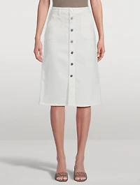 Meadow Denim Midi Skirt