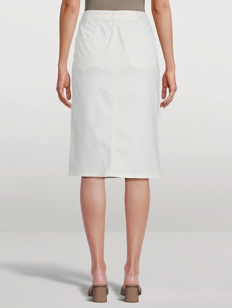 Meadow Denim Midi Skirt