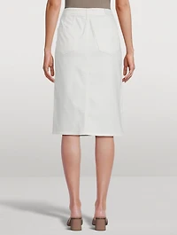 Meadow Denim Midi Skirt