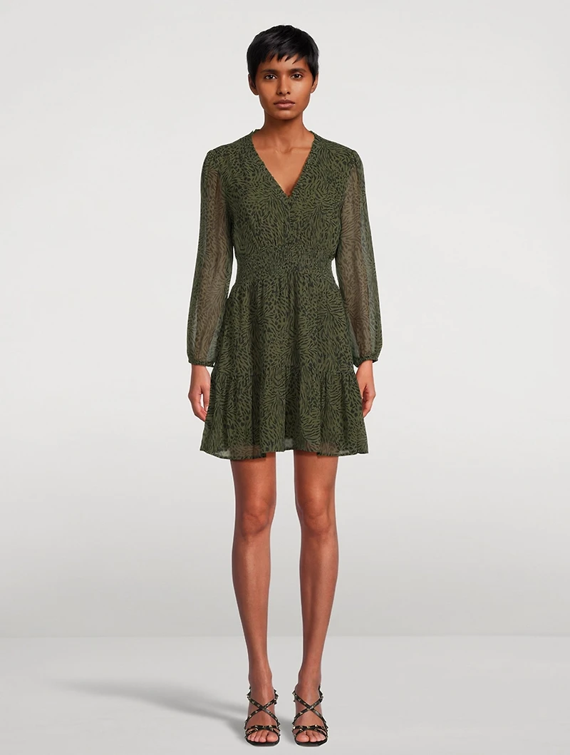 Jeanne Silk Mini Dress