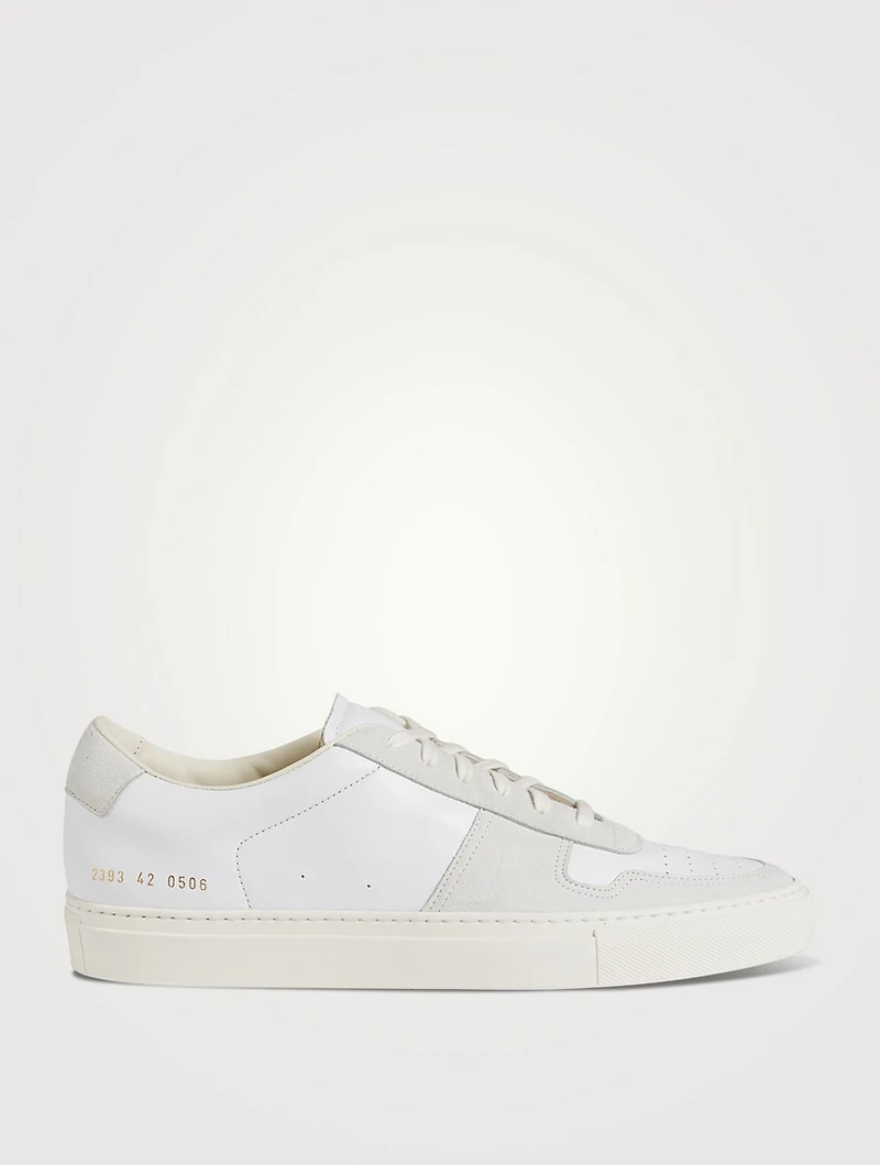 Bball Duo Leather And Suede Sneakers