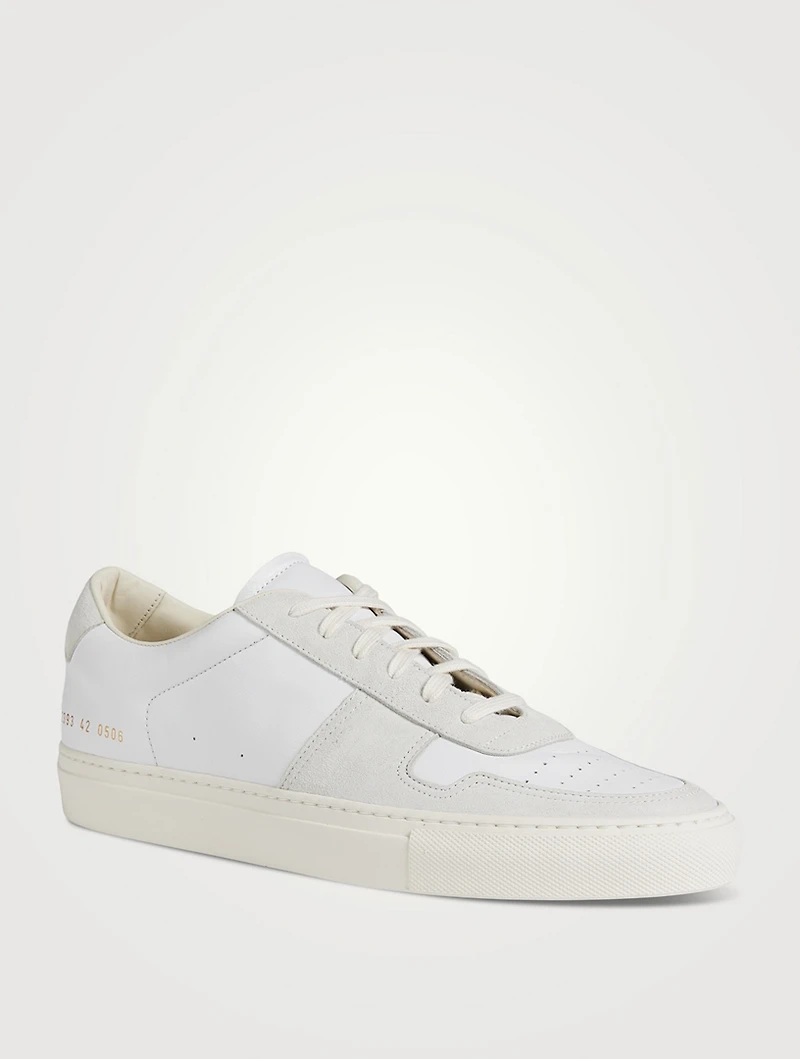 Bball Duo Leather And Suede Sneakers