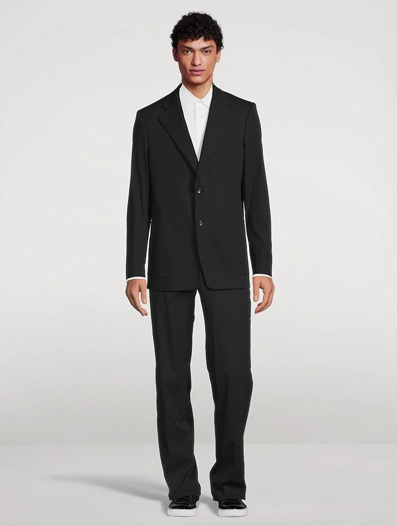 Cotton Stretch Jacket With Pockets