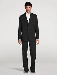 Cotton Stretch Jacket With Pockets