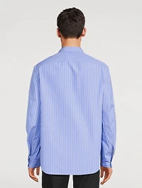 Cotton Shirt Striped Print