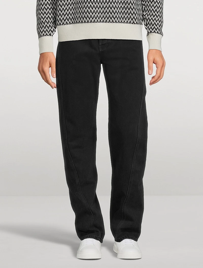 Twisted Baggy Jeans